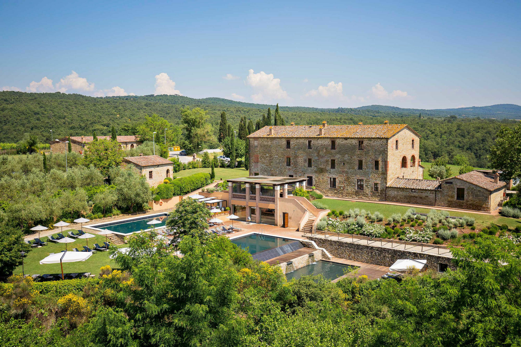 Castel Monastero - The Leading Hotels Of The World Castelnuovo Berardenga Exteriör bild